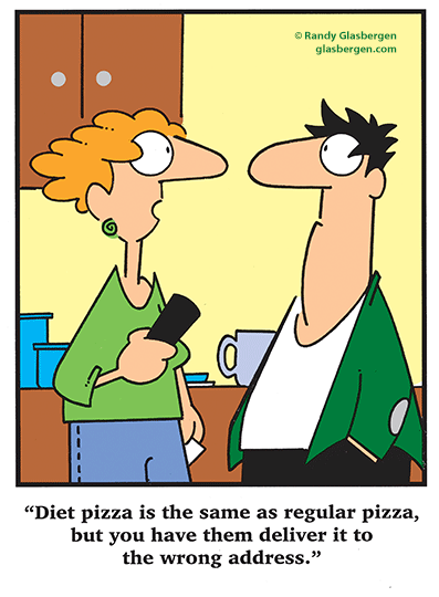 Cartoons About Pizza! - Randy Glasbergen - Glasbergen Cartoon Service