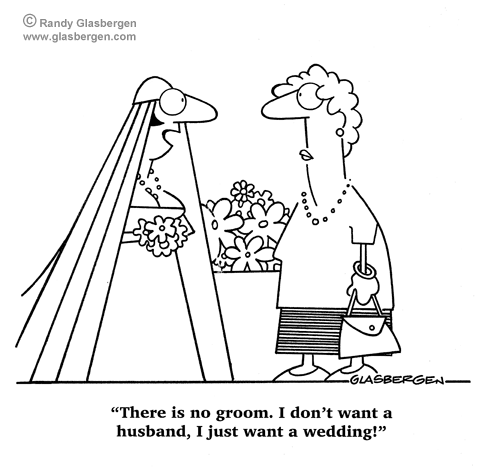 Wedding Cartoons Randy Glasbergen Glasbergen Cartoon Service